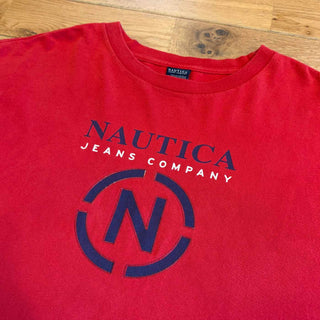 ～00's NAUTICA JEANS COMPANY ロゴプリント Tシャツ