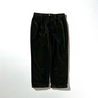 00's NAUTICA オリーブ コインポケット ワイド ２タック 太畝 コーデュロイ パンツ