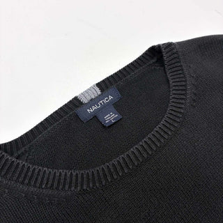 00's NAUTICA ライン コットン ニット セーター