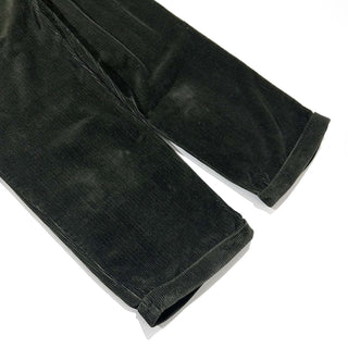 00's NAUTICA オリーブ コインポケット ワイド ２タック 太畝 コーデュロイ パンツ