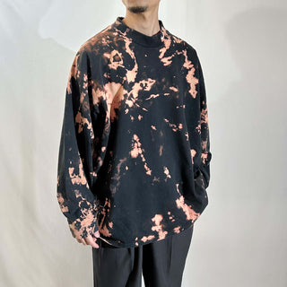 00's NIKE ブリーチ モックネック カットソー