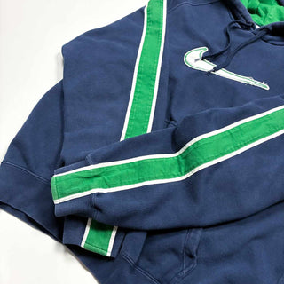 00's NIKE ライン センタースウォッシュ フリーダムスリーブ スウェット パーカ