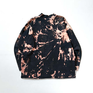 00's NIKE ブリーチ モックネック カットソー