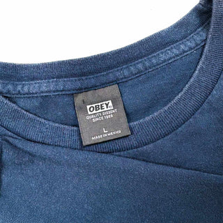 ～00's OBEY 両面プリント ロゴ Tシャツ