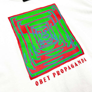 00's OBEY フラクタル グラフィック プリントTシャツ