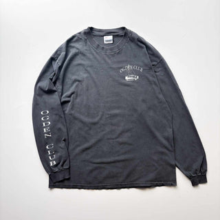 ～00's OGDEN CLUB 両面プリント ブラックフェード カットソー