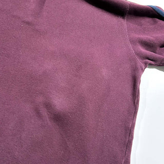 00's OLD GAP バーガンディ ライン ニット セーター ニットソー