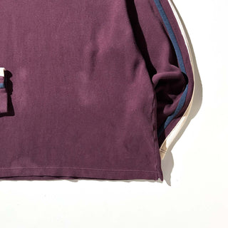 00's OLD GAP バーガンディ ライン ニット セーター ニットソー