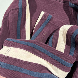 00's OLD GAP バーガンディ ライン ニット セーター ニットソー