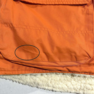 00's OLD NAVY オレンジ 裏ボア オーバーサイズ シェル ベスト