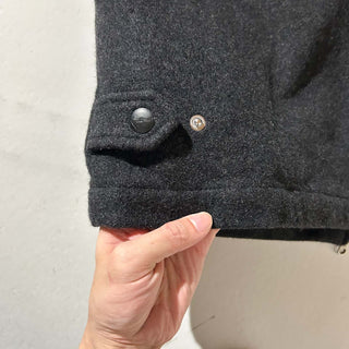 00's OLD NAVY 裏キルティング ダブルジップ ウール ジャケット