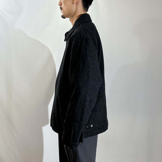 00's OLD NAVY 裏キルティング ダブルジップ ウール ジャケット