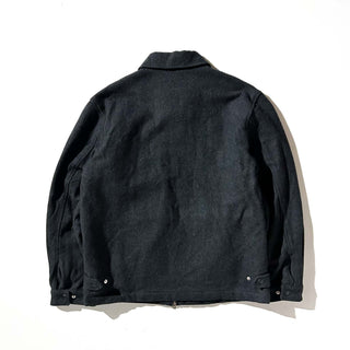 00's OLD NAVY 裏キルティング ダブルジップ ウール ジャケット