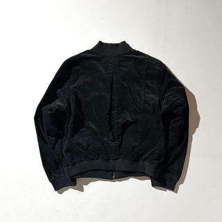 00's OLD NAVY ブラック ベロア ブルゾン ジャケット