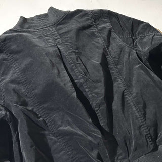 00's OLD NAVY ブラック ベロア ブルゾン ジャケット
