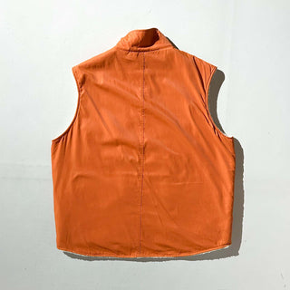 00's OLD NAVY オレンジ 裏ボア オーバーサイズ シェル ベスト