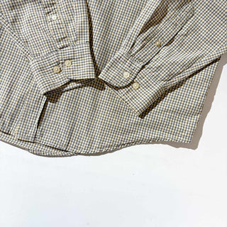 ～00's OLD NAVY コットン チェック B.D. L/S シャツ