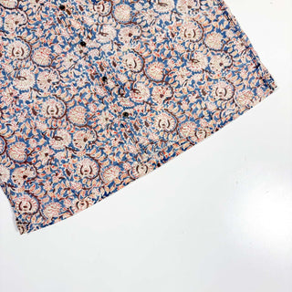 00's ORVIS "KALAMKARI" 小花柄 プリント s/sシャツ