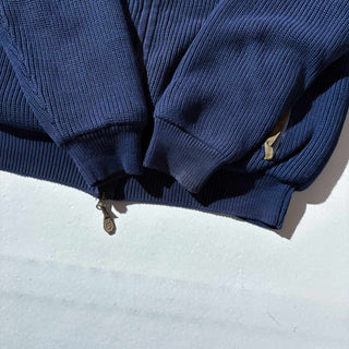 00's ORVIS フェイクスエード ショルダー ドライバーズ ニット