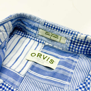 00's ORVIS インドコットン パッチワーク S/Sシャツ
