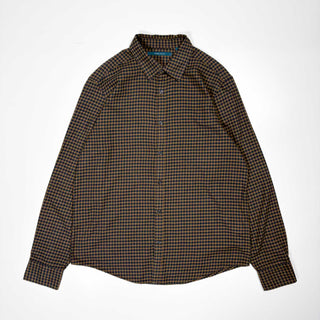 00's PERRY ELLIS コットン チェック L/S シャツ