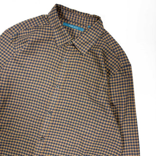 00's PERRY ELLIS コットン チェック L/S シャツ