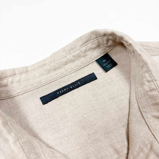 00's PERRY ELLIS リネン S/Sシャツ