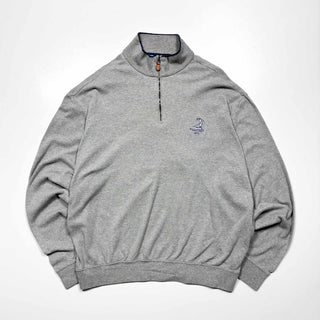 ～00's POLO GOLF ワンポイント ハーフジップ コットン ニット セーター