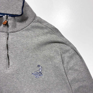 ～00's POLO GOLF ワンポイント ハーフジップ コットン ニット セーター