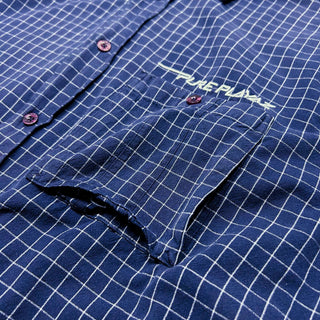00's PURE PLAYAZ PRODUCT インドコットン グラフチェック S/S シャツ