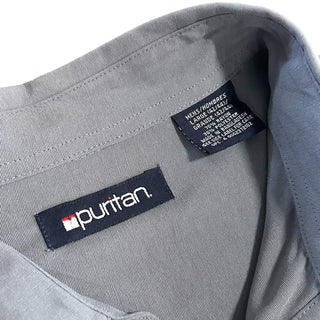 00's PURITAN レーヨン×ポリエステル  ボックスシルエット レギュラー L/Sシャツ