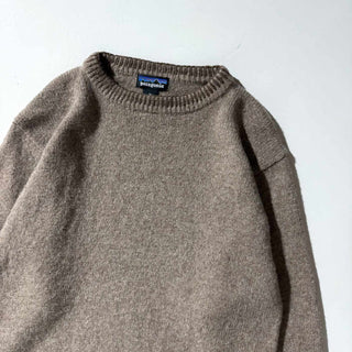 00's Patagonia ハンドステッチ ヘム ウール ニット セーター