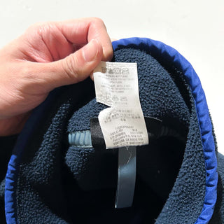 00's Patagonia ダークネイビー×ブルー スナップT フリース プルオーバー ジャケット