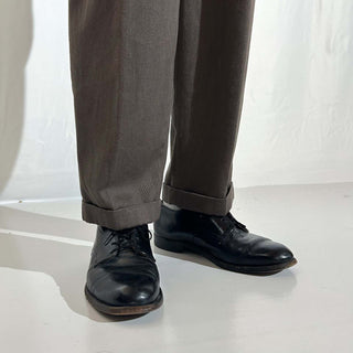 00's Perry Ellis Portfolio レーヨン混 3タック ワイド スラックス