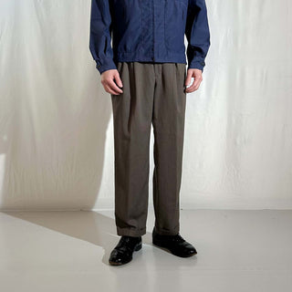 00's Perry Ellis Portfolio レーヨン混 3タック ワイド スラックス