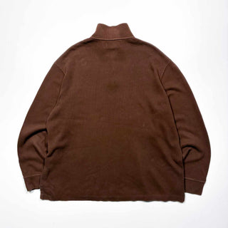 ～00's RALPH LAUREN ハーフジップ コットン ニット セーター