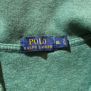 00's RALPH LAUREN ハーフジップ ニット セーター ニットソー(グリーン)
