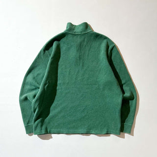 00's RALPH LAUREN ハーフジップ ニット セーター ニットソー(グリーン)