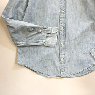 00's Ralph Lauren レギュラー シャンブレー L/Sシャツ