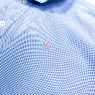 00's Ralph Lauren コットン チェック柄 S/Sシャツ
