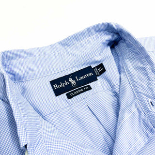 00's Ralph Lauren コットン チェック柄 S/Sシャツ