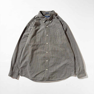 00's SONOMA JEANS コットン B.D. チェック L/S シャツ