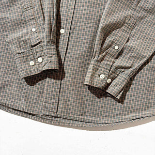 00's SONOMA JEANS コットン B.D. チェック L/S シャツ