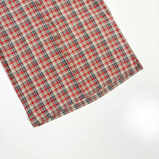 00's SONOMA コットン チェック ボックスシルエット S/S シャツ