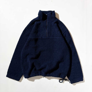 00's STO ハーフジップ フリース プルオーバー(ネイビー)