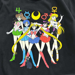 00's Sailor Moon セーラームーン キャラクター 両面プリント Tシャツ