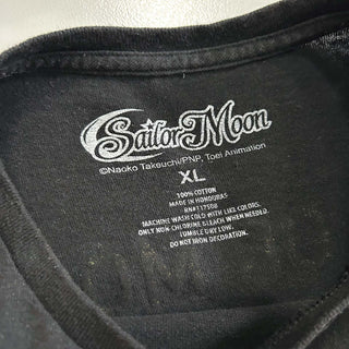 00's Sailor Moon セーラームーン キャラクター 両面プリント Tシャツ