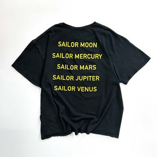 00's Sailor Moon セーラームーン キャラクター 両面プリント Tシャツ