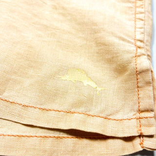 00's TOMMY BAHAMA ボックスカット リネン S/Sシャツ