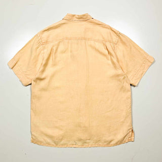 00's TOMMY BAHAMA ボックスカット リネン S/Sシャツ
